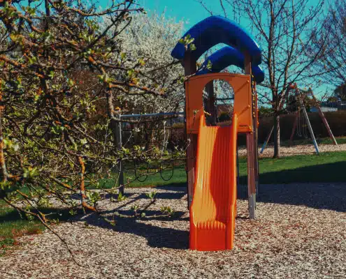 Spielplatzrutsche